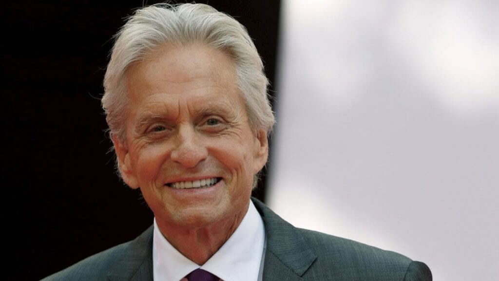 Michael Douglas smiling