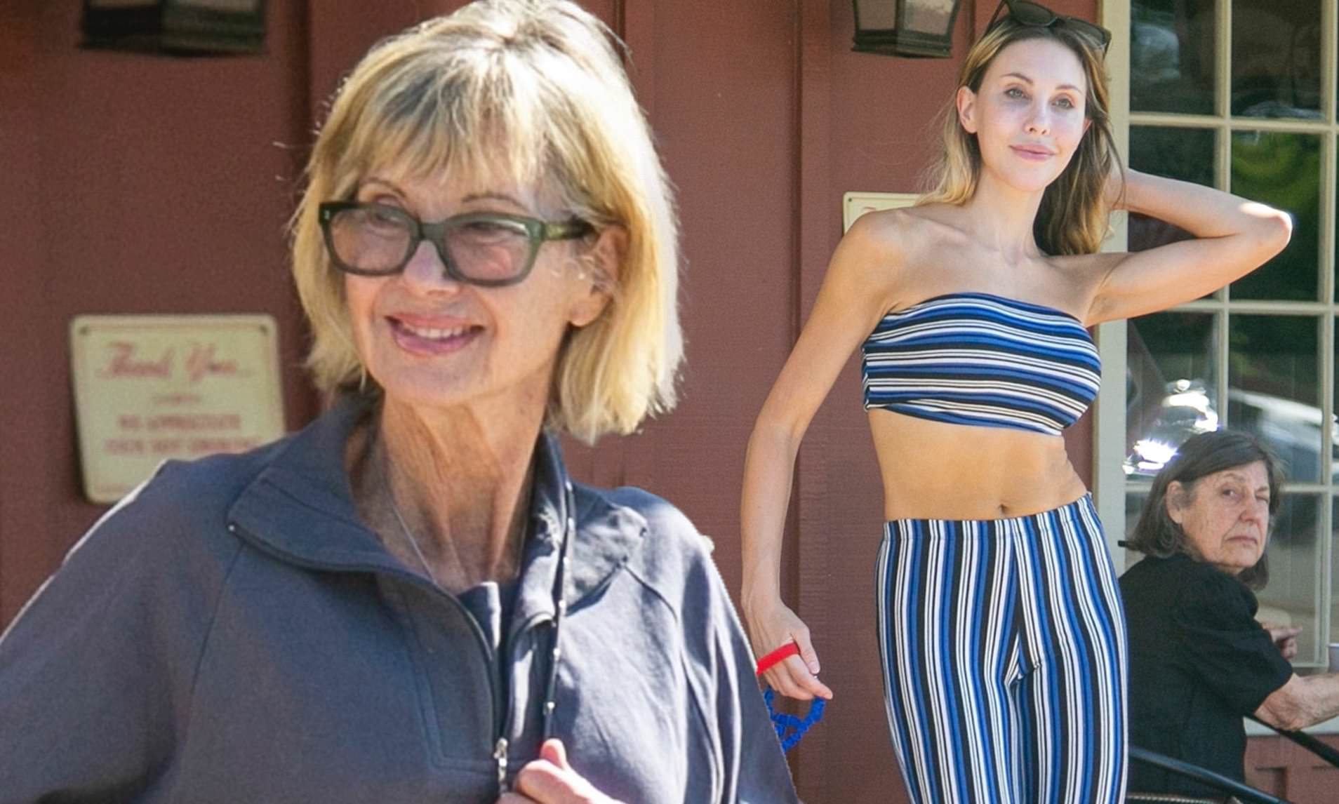 Olivia Newton-John was recently seen grocery shopping with her daughter, 33...