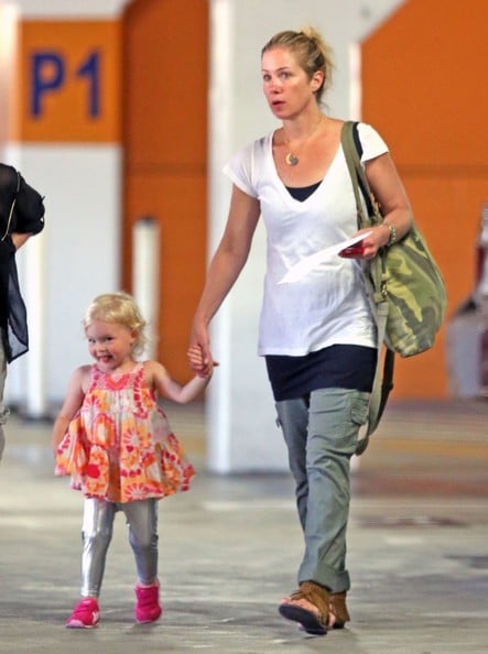 Christina Applegate and her daughter Sadie walking and holding hands