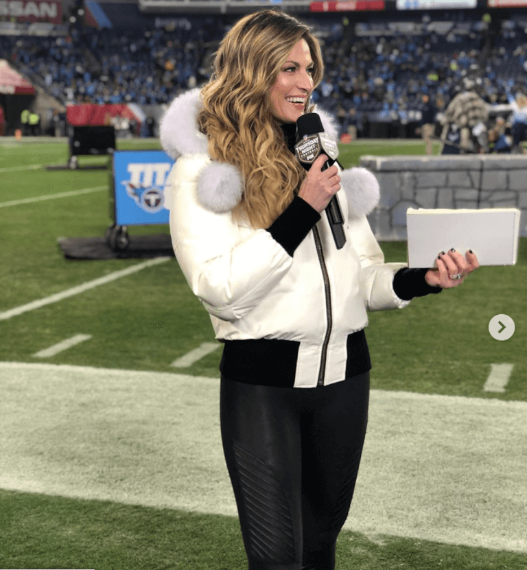 Brave Sportscaster Erin Andrews Preps For The NFL Season Remarkably
