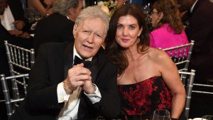 Alex and Jean Trebek at an awards show