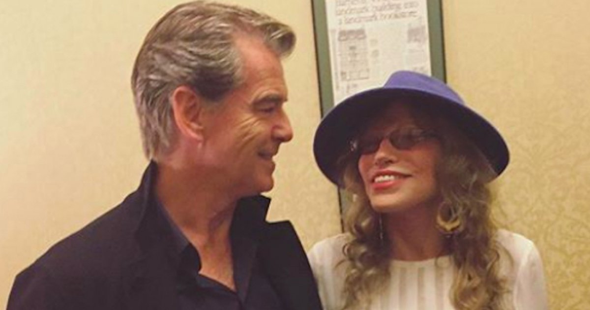 Carly Simon's Throwback Photo with Pierce Brosnan, and their