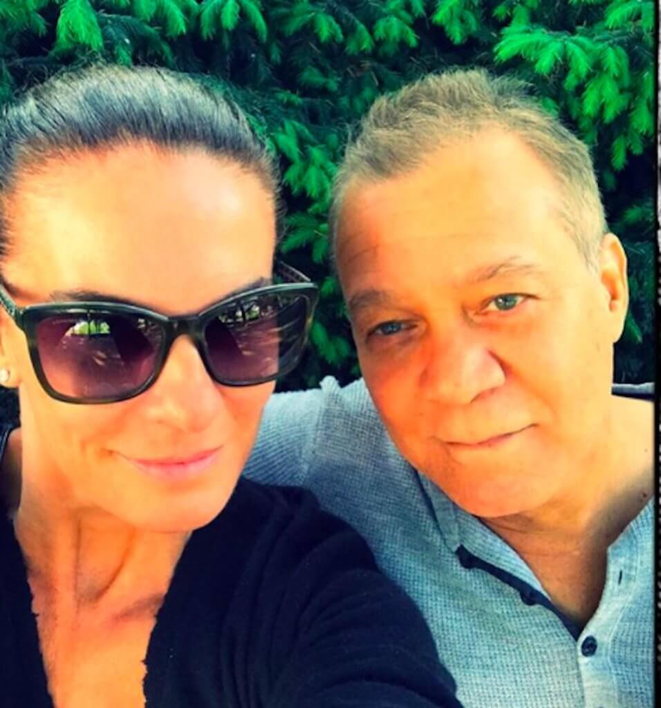 Eddie Van Halen and his wife Janie Liszewski Van Halen in a selfie