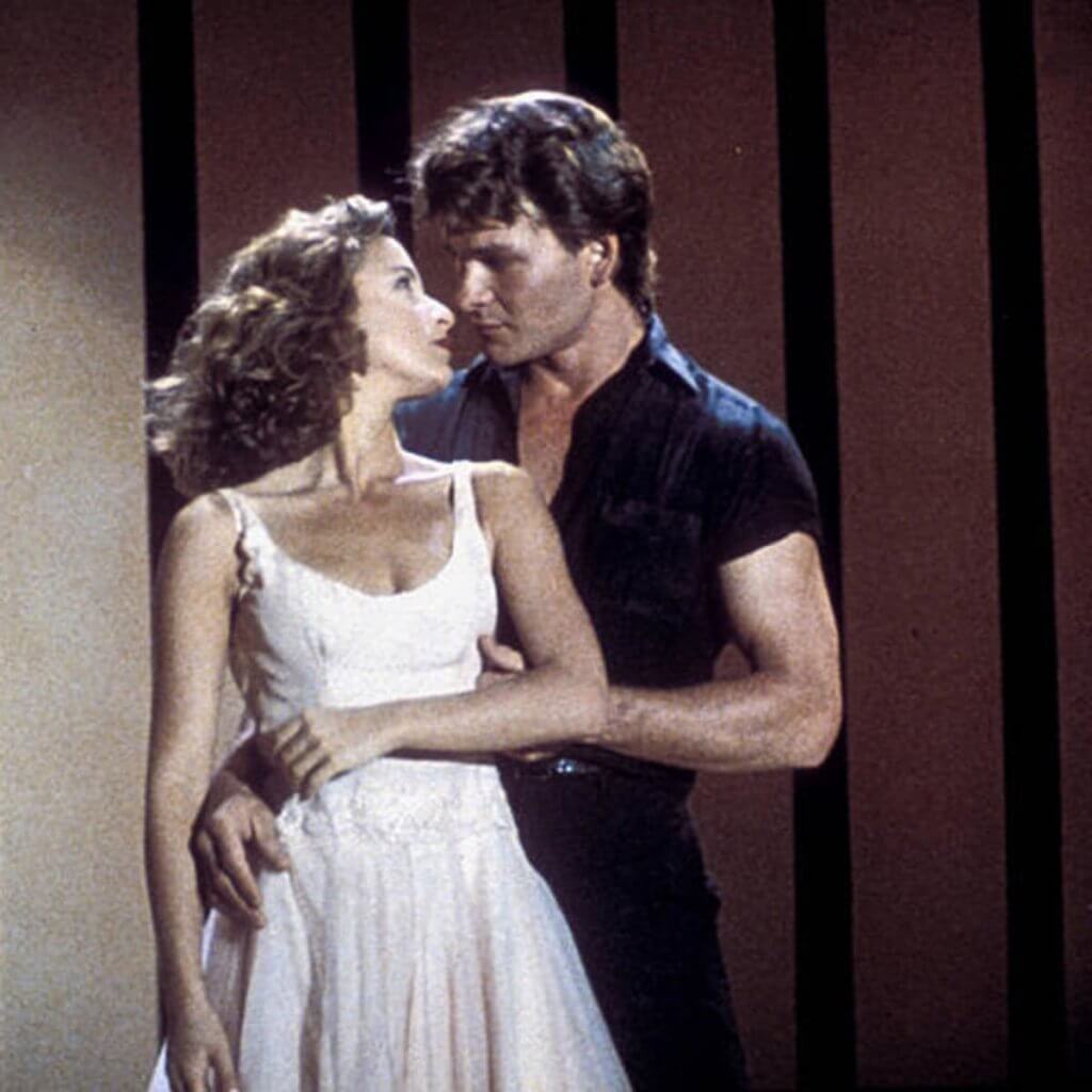 Jennifer Grey and Patrick Swayze