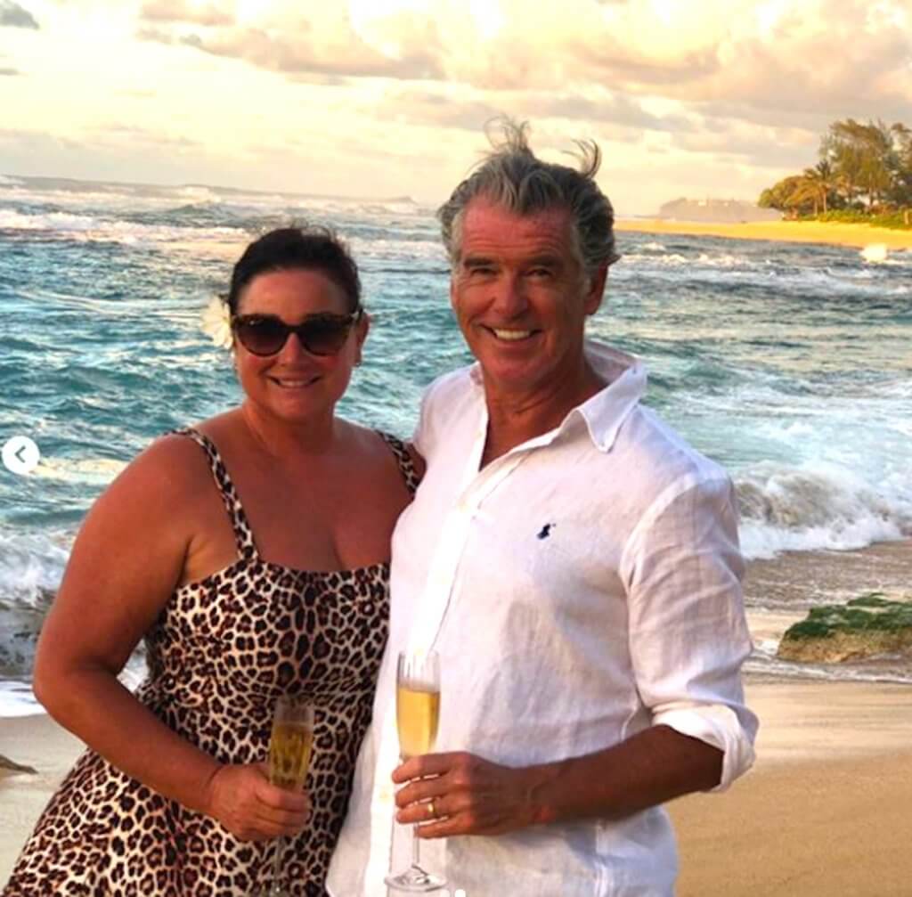 'My Love Forever Grows with You,' Says Actor Pierce Brosnan to Wife