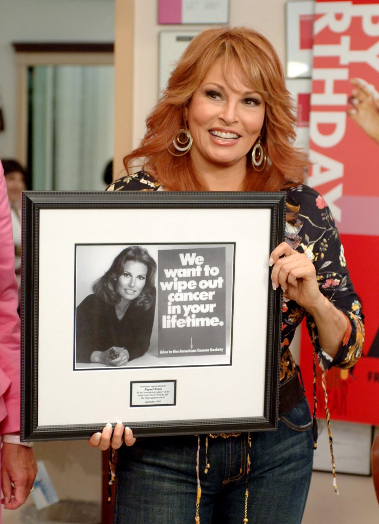 Raquel Welch cancer philanthropy