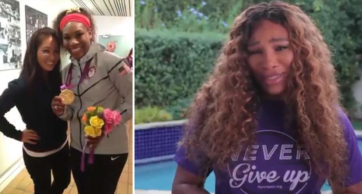 Sobbing Serena Williams Struggles to Share Story of Best Friend's  Pancreatic Cancer Battle Ahead of Fundraising Event | SurvivorNet
