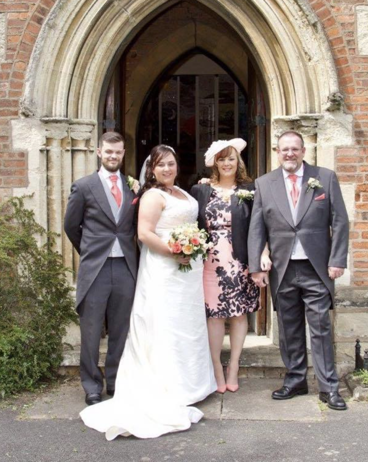 "She thought 'maybe it's because of my age' because of the onset of the menopause. Mom thought it was just one of those things," said her daughter Chelsea (above ion her wedding day with her mom)