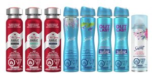 deodorants with benzene cancer causing chemical