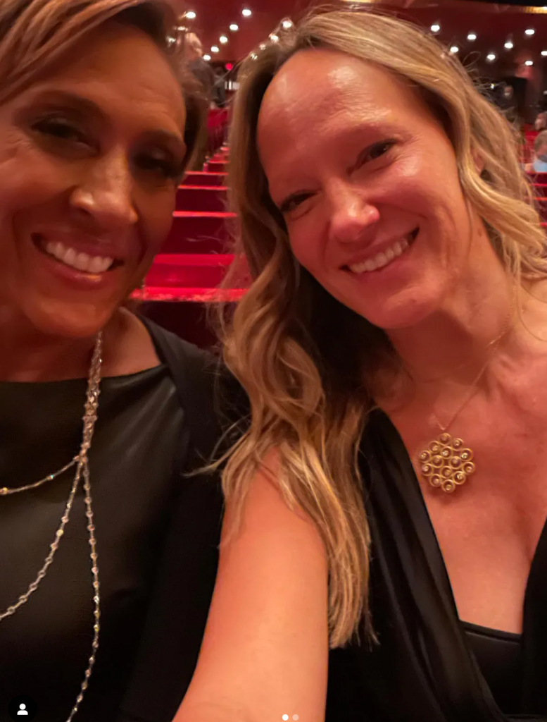 Robin Roberts and Amber Laign