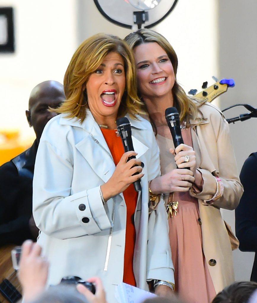 Hoda Kotb and Savannah Guthrie