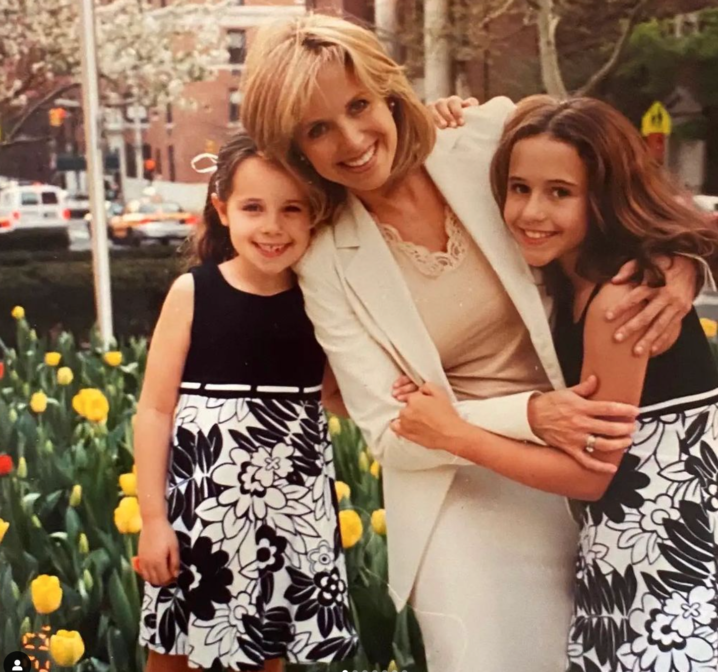 Katie Couric and her daughters, Ellie and Caroline