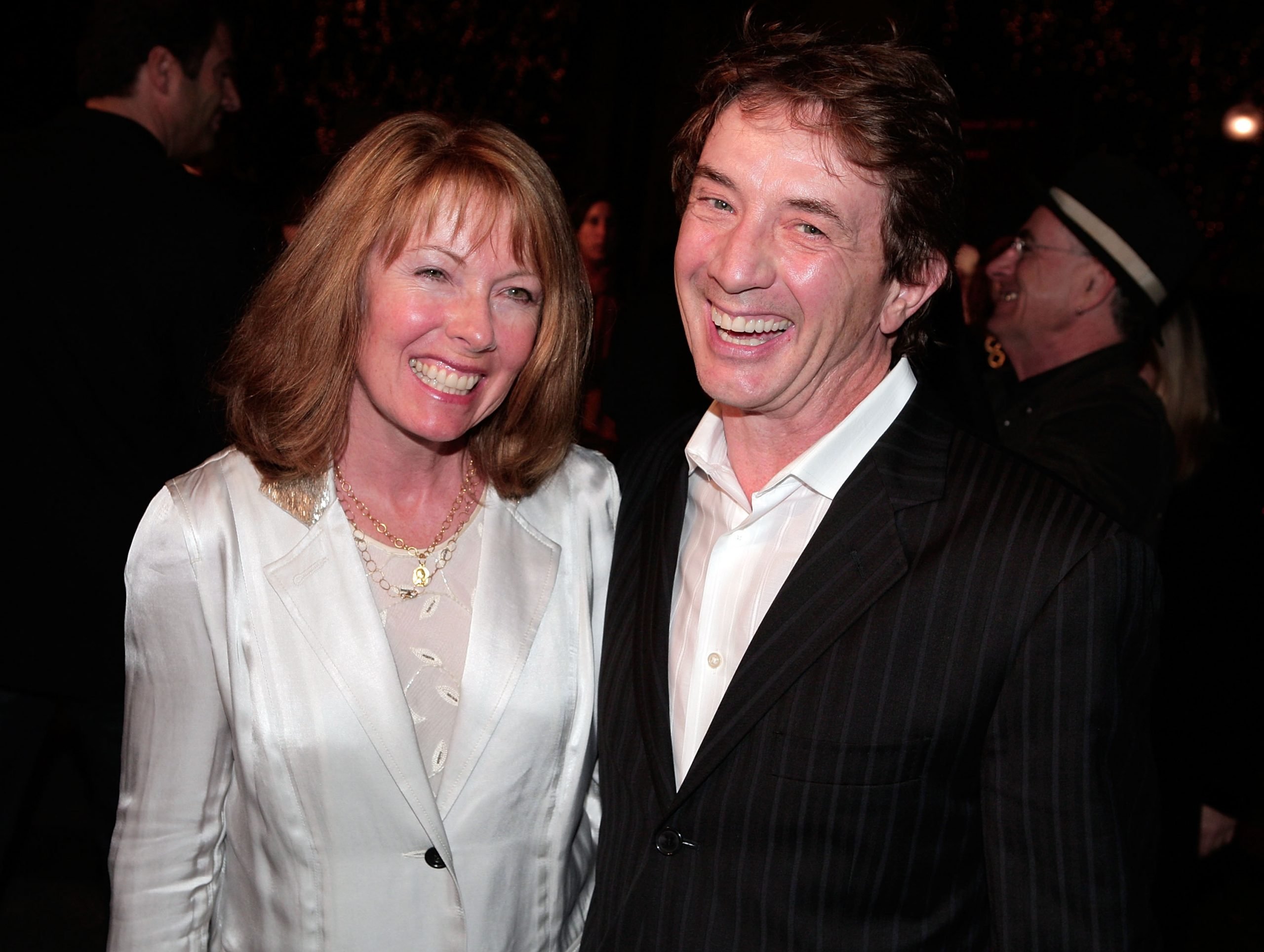 Martin Short and his late wife, Nancy Dolman, who battled ovarian cancer. (Getty Images)