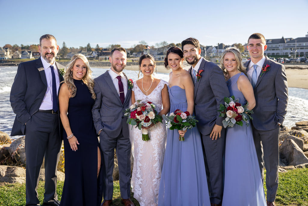 CJay DiPrima on his wedding day with loved ones.