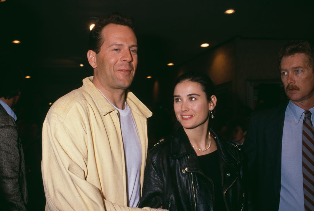 Bruce Willis and Demi Moore 