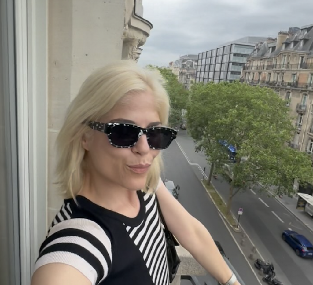 Selma Blair in Paris