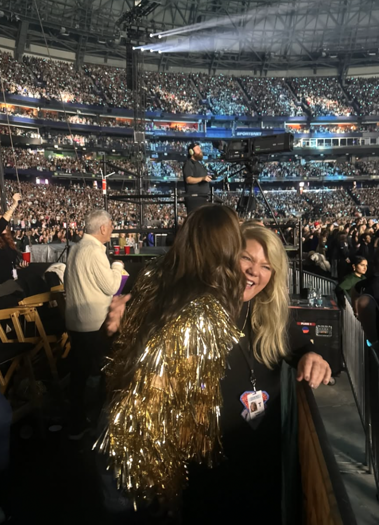 Brooke Shields and Andrea Swift